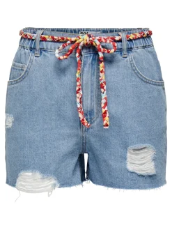 JDYZIGGA High waist Loose fit Denim shorts
