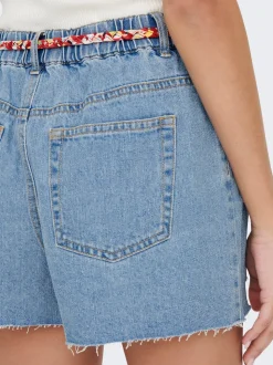 JDYZIGGA High waist Loose fit Denim shorts