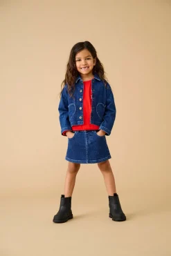 KMGOFELIA Denim rok Mini-rok