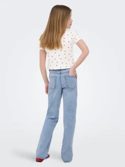 KOGBLAIR Mid rise Wide leg fit Jeans