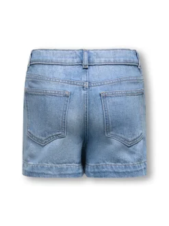 KOGCOMET Mid waist Wide leg fit Denim shorts