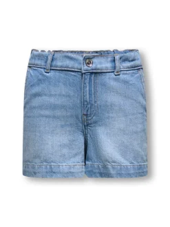 KOGCOMET Mid waist Wide leg fit Denim shorts