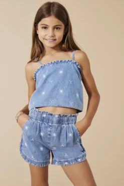 KOGDANDY Comfort fit Denim shorts