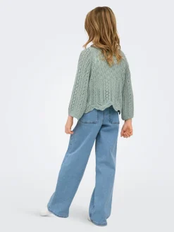 KOGFREE Mid waist Wide leg fit Jeans