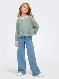 KOGFREE Mid waist Wide leg fit Jeans