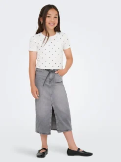 KOGGIANNA Denim Denim rok Midi-rok