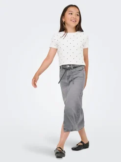 KOGGIANNA Denim Denim rok Midi-rok