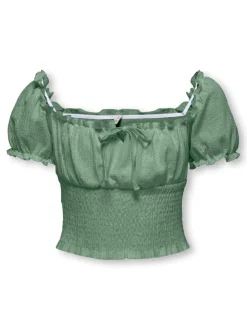KOGHILLARY Gesmokte top