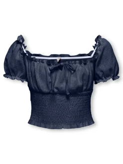KOGHILLARY Gesmokte top