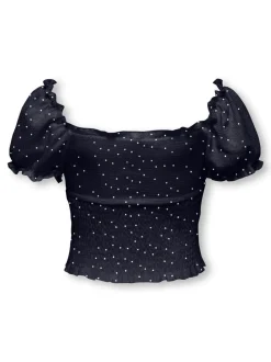 KOGHILLARY Gesmokte top