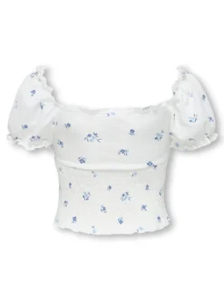 KOGHILLARY Gesmokte top