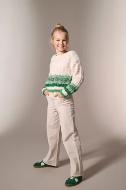 KOGHOPE Wide leg fit Corduroy Broeken