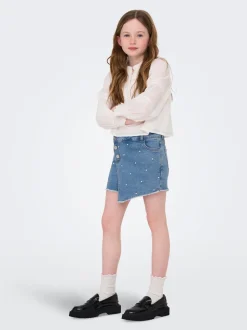 KOGJENNY Denim Denim rok Korte rok