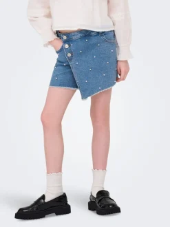 KOGJENNY Denim Denim rok Korte rok