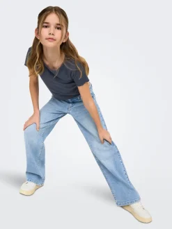 KOGJUDY-O Low waist Wide leg fit Jeans