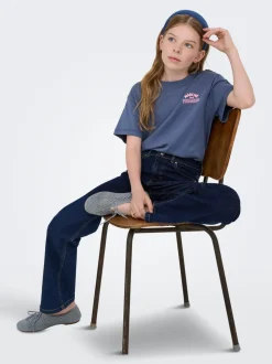 KOGJUICY Mid waist Wide leg fit Jeans