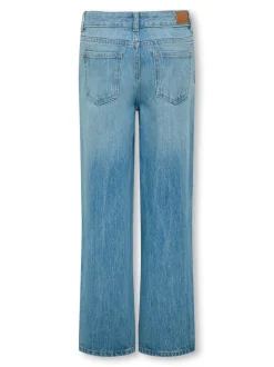 KOGLOPEZ Low waist Wide leg fit Enkel lengte Jeans