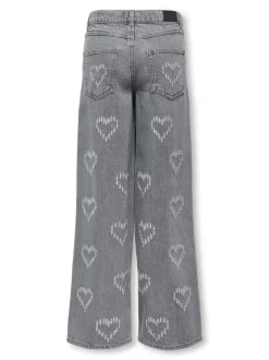 KOGLUMI High waist Wide leg fit Jeans