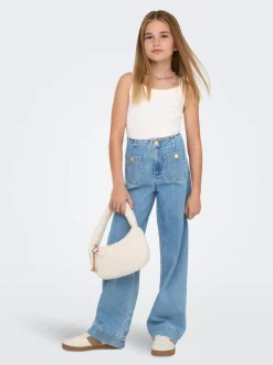 KOGMADELINE High waist Wide leg fit Jeans