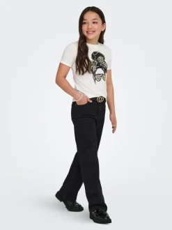 KOGMADISON Mid waist Wide leg fit Jeans