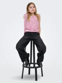 KOGNEW Mid waist Wide leg fit Jeans