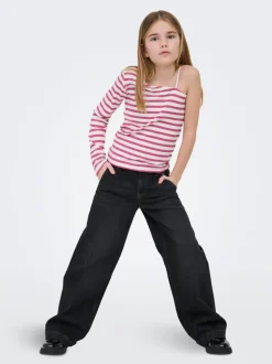 KOGNEW Mid waist Wide leg fit Jeans