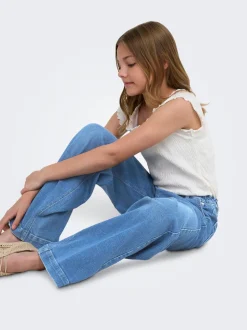 KOGNEW Mid waist Wide leg fit Jeans