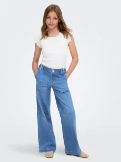 KOGNEW Mid waist Wide leg fit Jeans