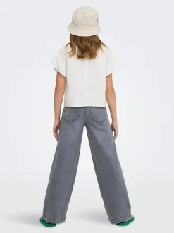 KOGNEW Mid waist Wide leg fit Jeans