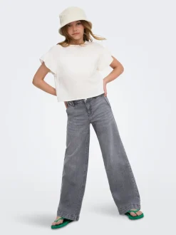 KOGNEW Mid waist Wide leg fit Jeans