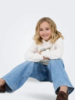 KOGPALMA Mid waist Wide leg fit Jeans