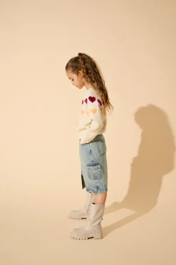KOGPOSEY Denim Denim rok Midi-rok