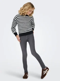 KOGRAIN Mid waist Skinny fit Enkel lengte Jeans