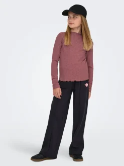 KOGRITA Wide leg fit Sweatstof broek
