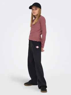 KOGRITA Wide leg fit Sweatstof broek