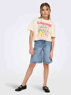 KOGSONNY High waist Regular fit Denim shorts