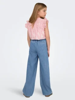 KOGYASMIN Mid waist Wide leg fit Jeans