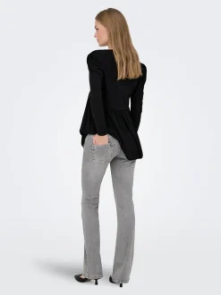 OLMBLUSH Mid waist Flared fit Jeans