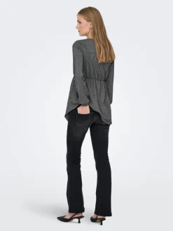 OLMBLUSH Mid waist Flared fit Jeans