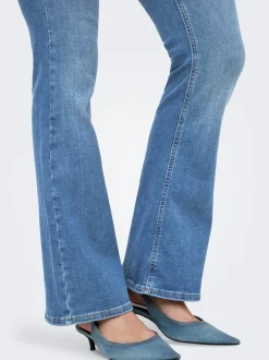 OLMBLUSH Mid waist Flared fit Jeans