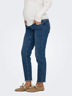 OLMBLUSH Mid waist Skinny fit Enkel lengte Jeans