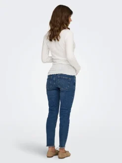 OLMBLUSH Mid waist Skinny fit Enkel lengte Jeans