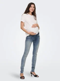 OLMBLUSH Mid waist Skinny fit Enkel lengte Jeans