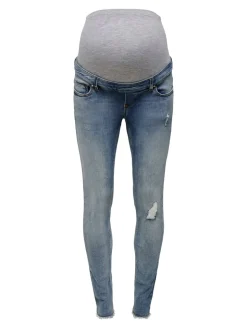 OLMBLUSH Mid waist Skinny fit Enkel lengte Jeans