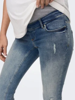 OLMBLUSH Mid waist Skinny fit Enkel lengte Jeans