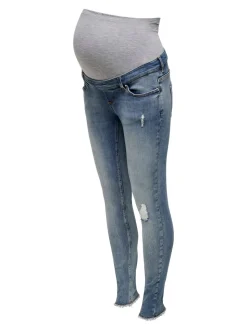 OLMBLUSH Mid waist Skinny fit Enkel lengte Jeans