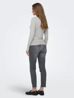 OLMBLUSH Mid waist Skinny fit Enkel lengte Jeans