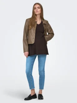 OLMBLUSH Mid waist Skinny fit Enkel lengte Jeans