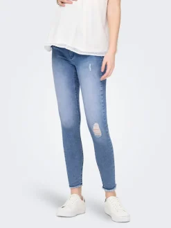 OLMBLUSH Mid waist Skinny fit Enkel lengte Jeans