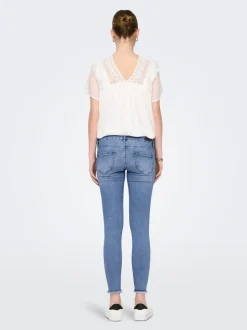 OLMBLUSH Mid waist Skinny fit Enkel lengte Jeans